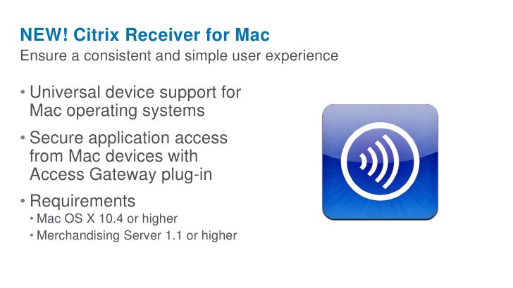 ctrix receiver for mac os x 10.7